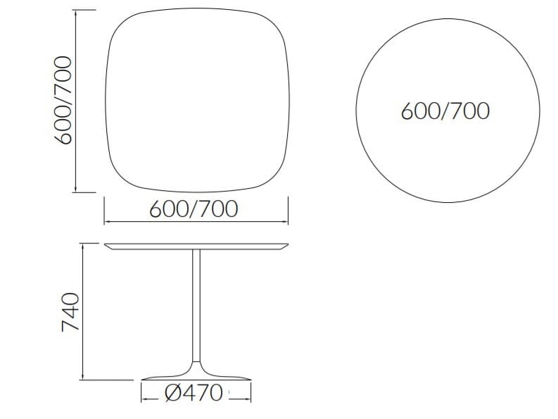 Круглый ламинированный стол ALMA DESIGN Малена ARCH-00144993 - Вид №5