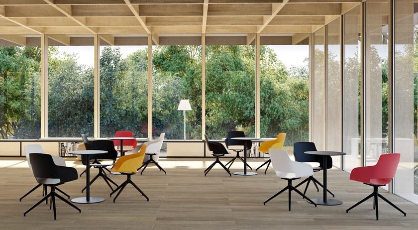 Sinetica Стул на козлах из полиуретана с подлокотниками Captain sun-id-1478130 - Вид №1