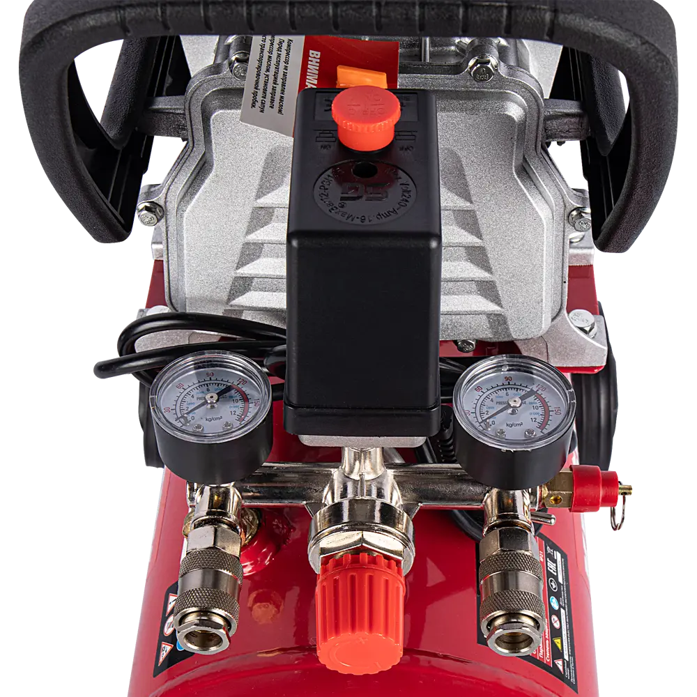 Поршневой компрессор Kronwerk 24 л с прямой передачей 89391549 STLM-1400210 - Вид №2