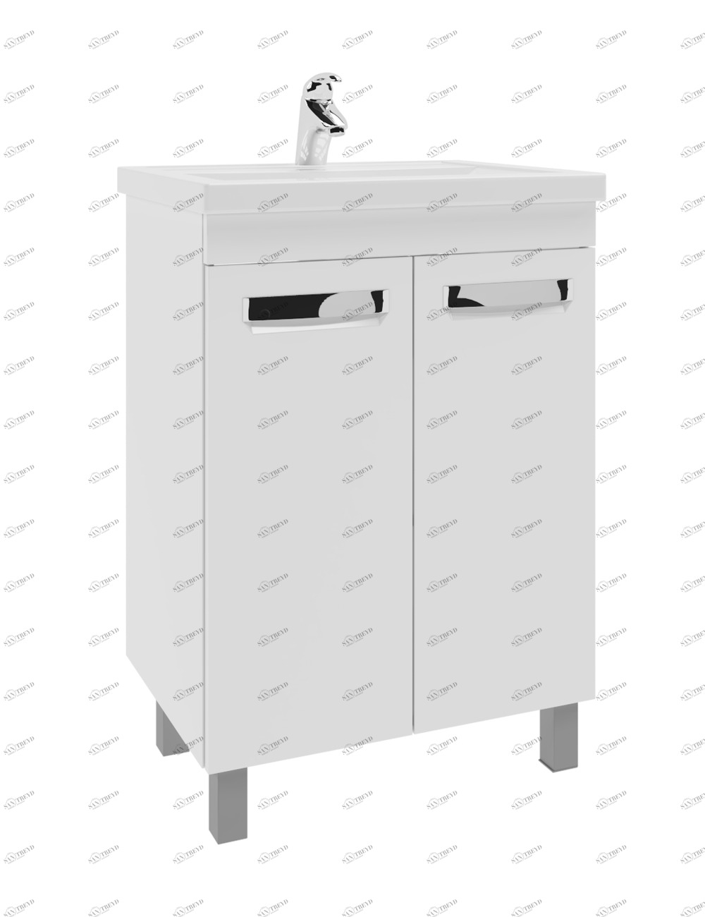 Тумба Plaza 600 (Фостер)600⨉400⨉820 мм белый Santreyd sun-id-664576