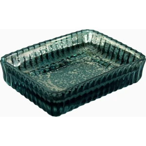 Мыльница Raindrops Аквамарин стекло цвет синий