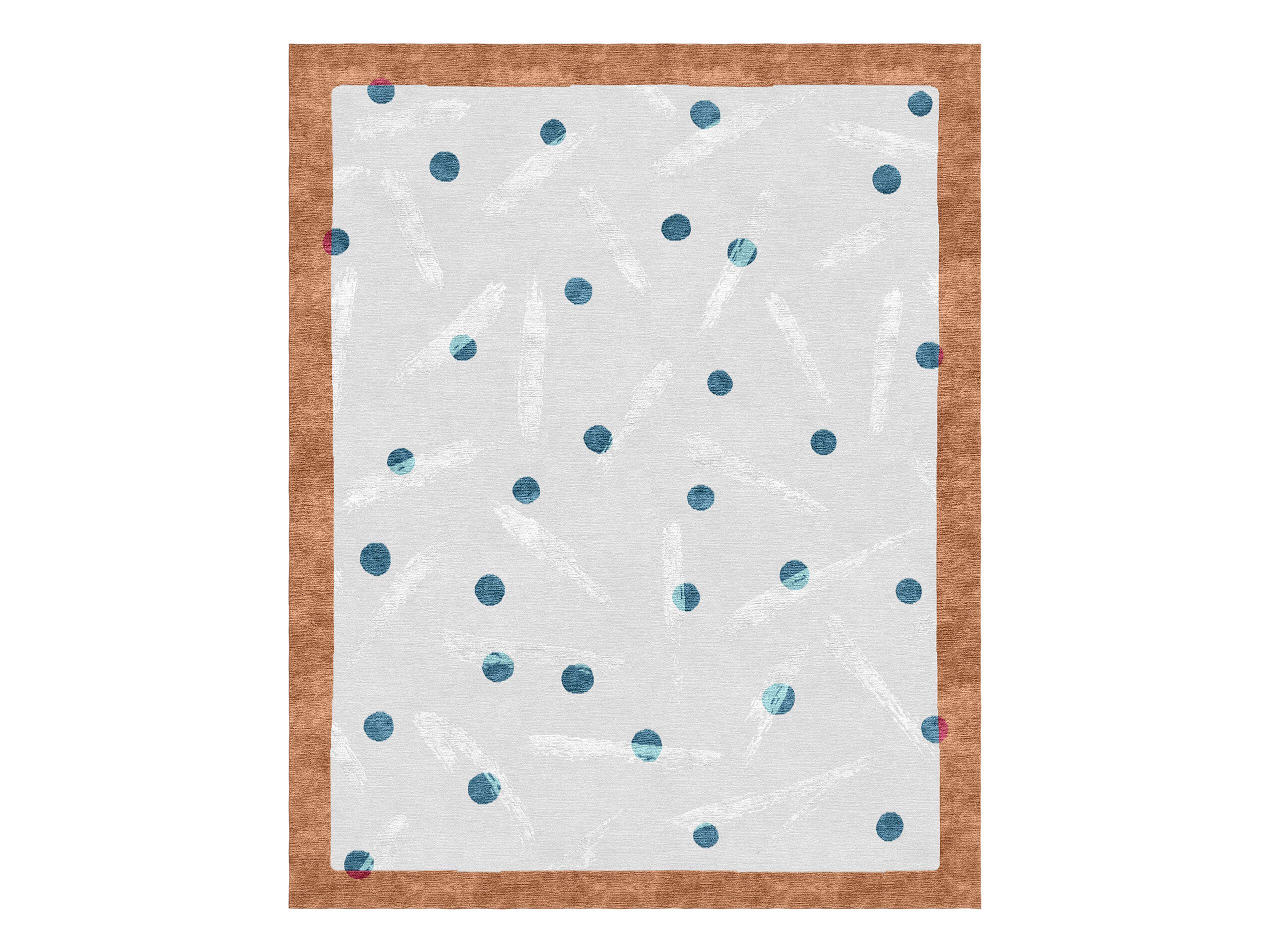 Прямоугольный ковер ручной работы Tapis Rouge Ludico Kids ARCH-00143806