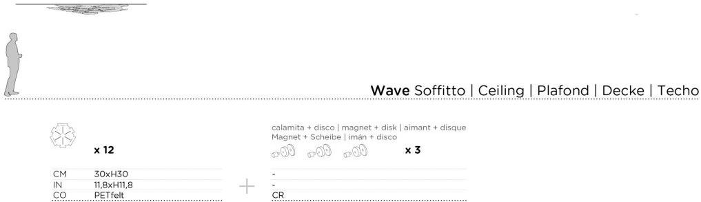 Slalom Акустическая панель стеновая в пэт Felt sun-id-1476616 - Вид №5