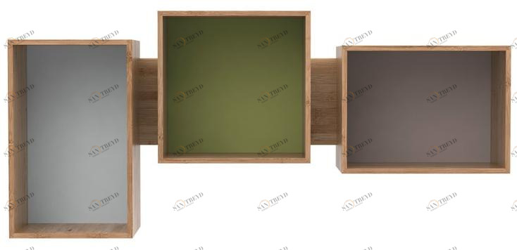 We Do Wood Настенный книжный шкаф из дуба  3040200 