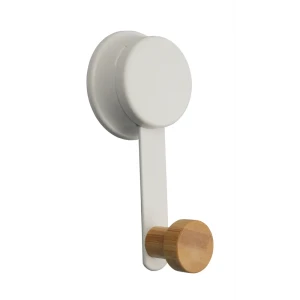 Крючок на присоске Zenfort Маги пластиковый цвет белый