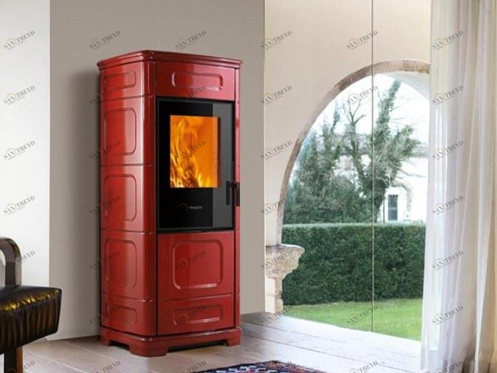 Piazzetta Многотопливная печь из майолики Infinity plus sun-id-1401584