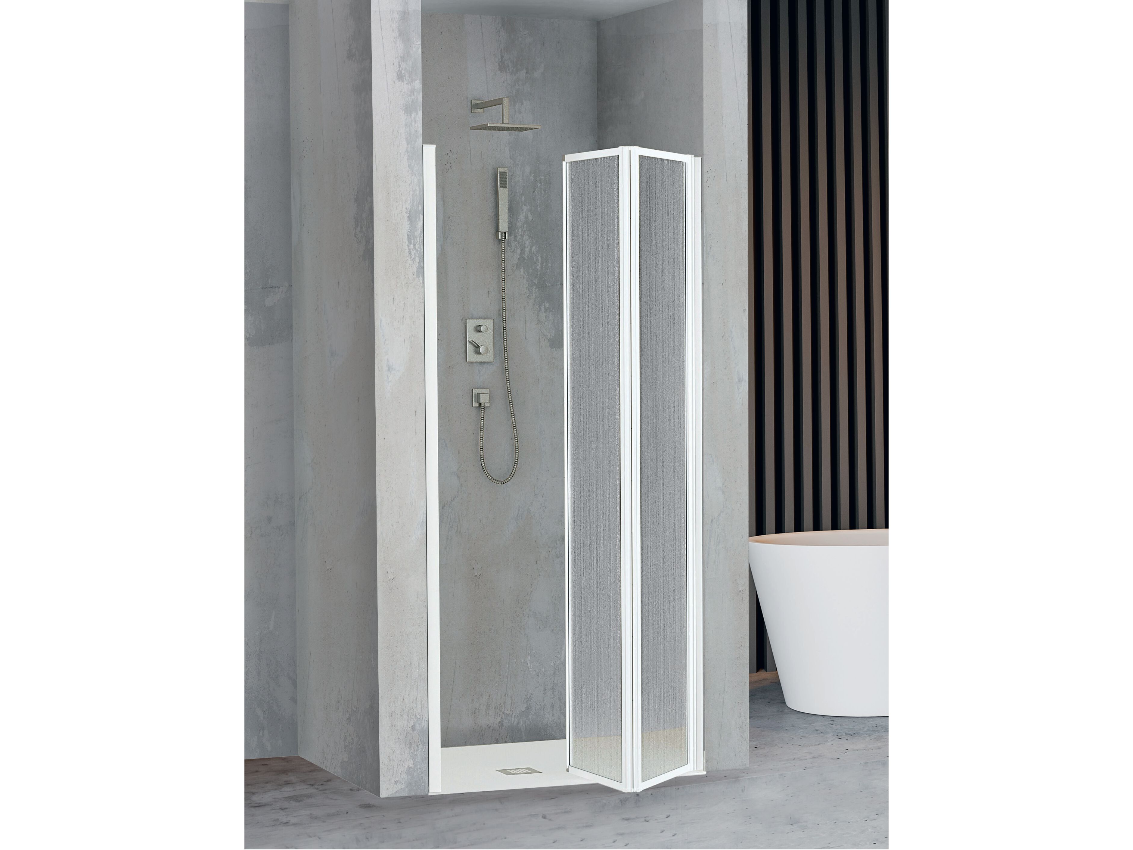 Душевая кабина из акрилового стекла с раздвижной дверью Metidea золото ARCH-00124732 - Вид №1