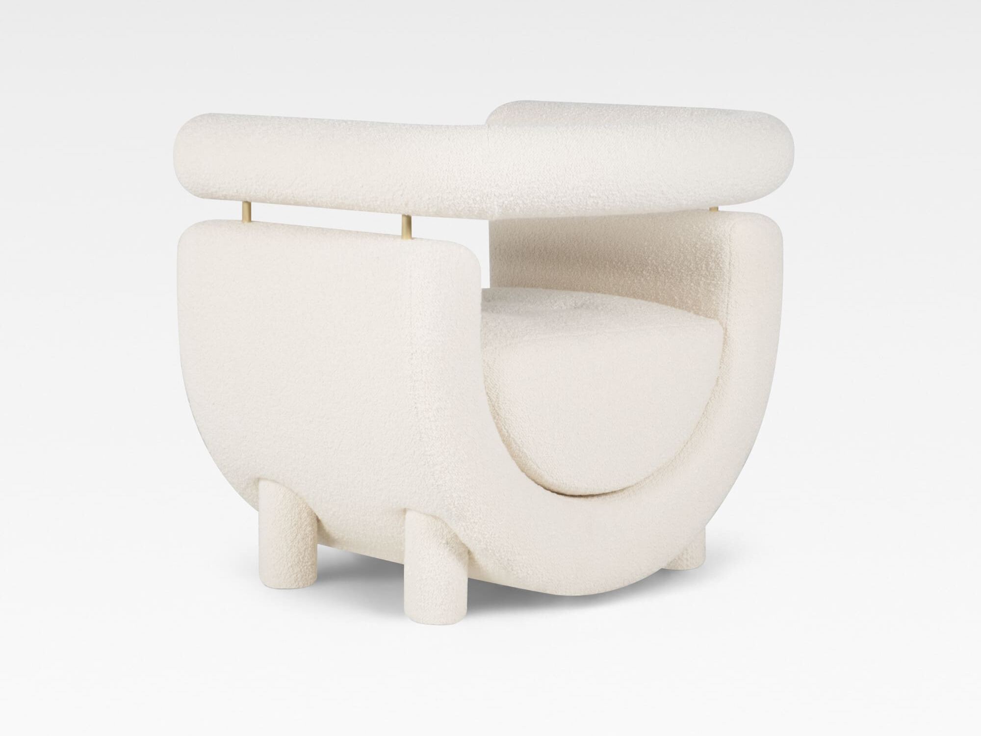 Тканевое кресло с подлокотниками Greenapple MEL ARCH-00109243 - Вид №2