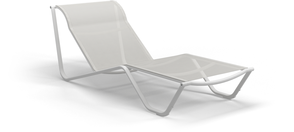 Helio Stacking Fixed Back Lounger  Gloster Лежак Helio