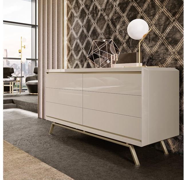 Barnini Oseo Деревянный лакированный комод Richmond upon thames Rc179 - Вид №2