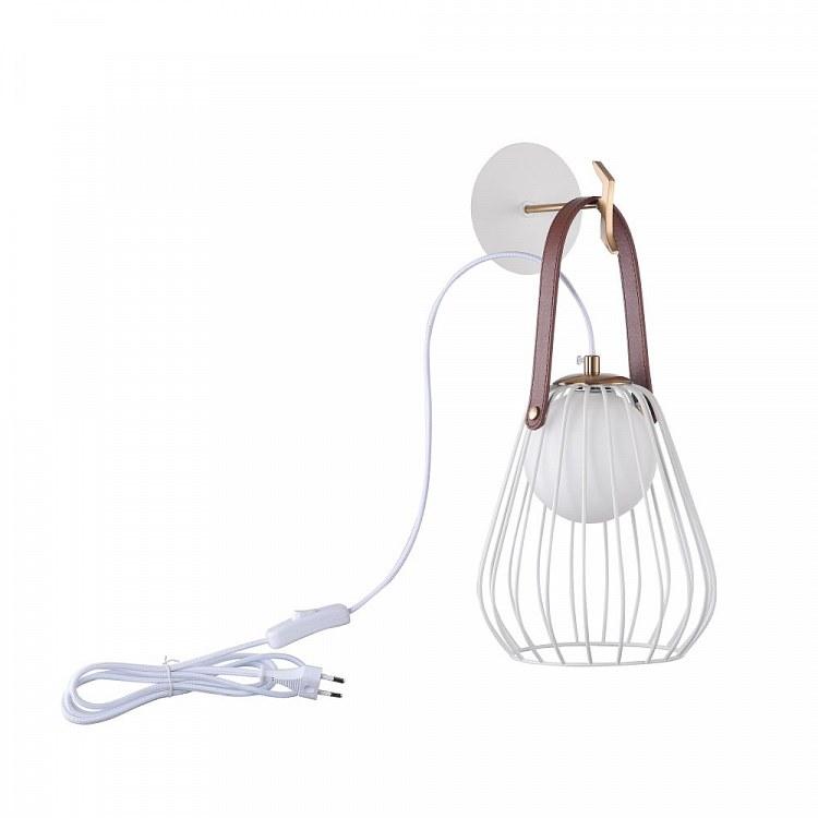 MAYTONI Настенный светильник из кожи Indiana Mod544wl - Вид №1