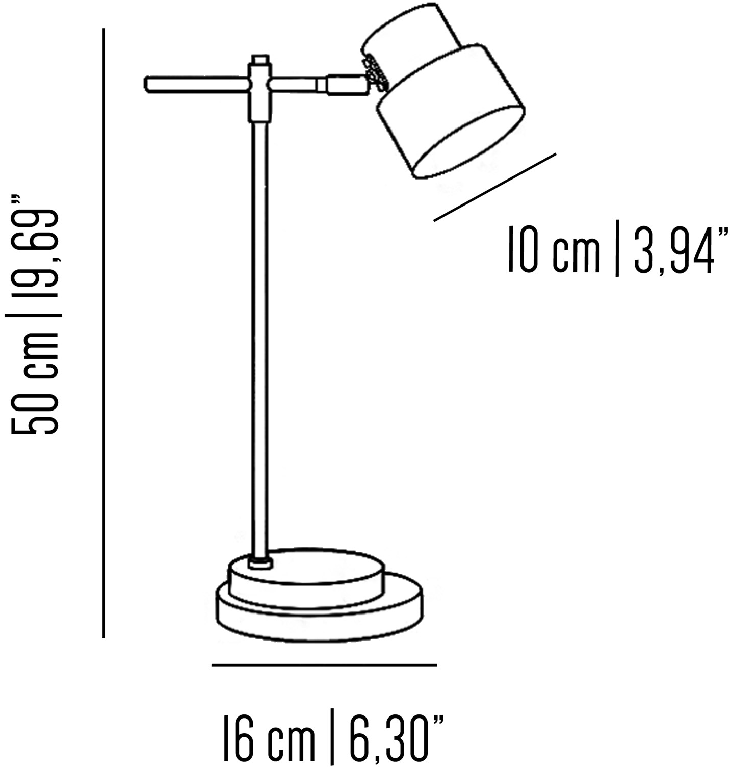 Il Bronzetto Настольная лампа регулируемая светодиодная с фиксированным кронштейном Satellite Sat02_s / sat02_m - Вид №9