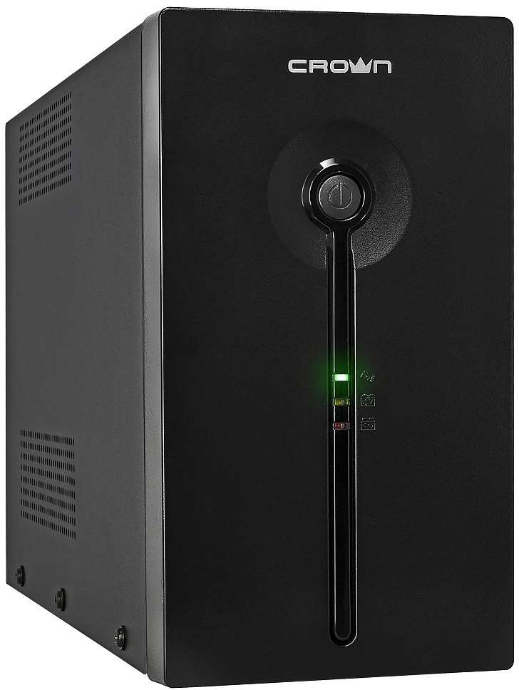 CMU-SP1200IEC USB Ибп 1200va/720w, металл, 2x12v/9ah, розетки 8*iec + 1*iec bypass, трансформатор avr 140-290v, com порт usb, съёмный кабель 1.8 м, фильтр телефонной и ethernet линии rj-11/45, usb-порт, защита батареи, от перегрузки, от кз, по Crown Santreyd 