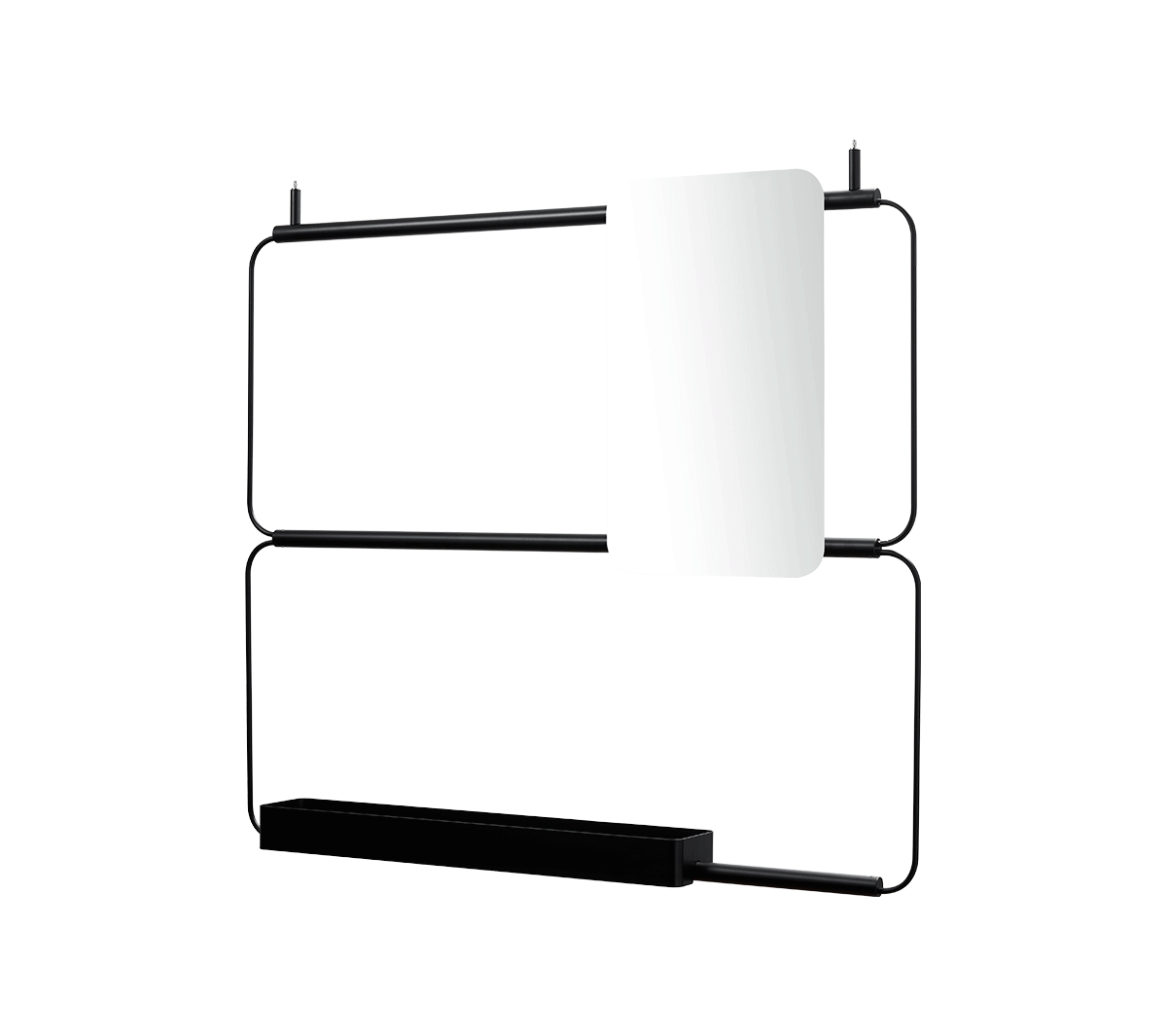 Ex.T Nudo Подвесная или настенная модульная система nudo-nero_5