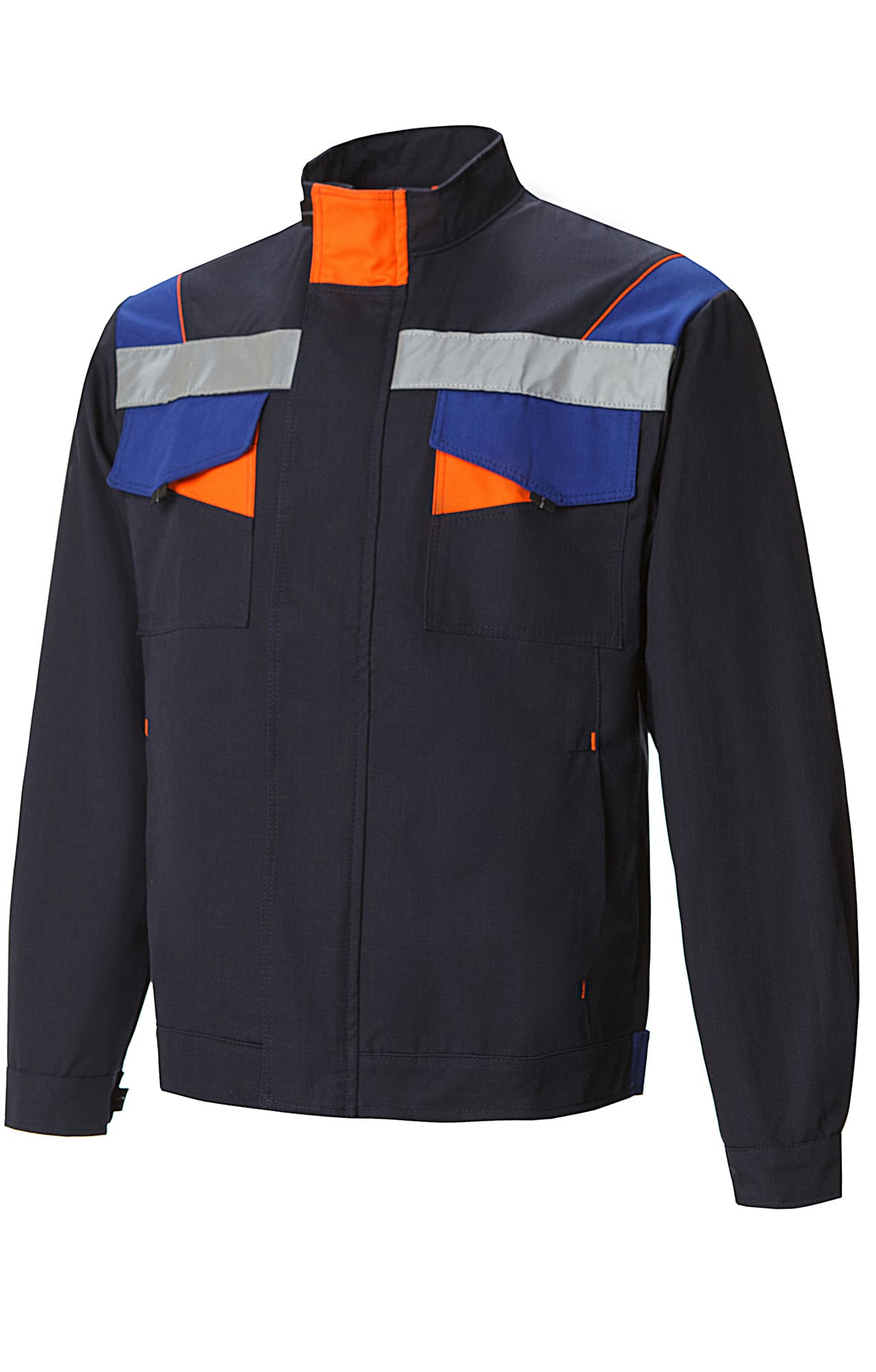 69400 Костюм "Энерджи" темно-синий-оранжевый  Летняя спецодежда  размер 52-54/182-188  - Вид №1