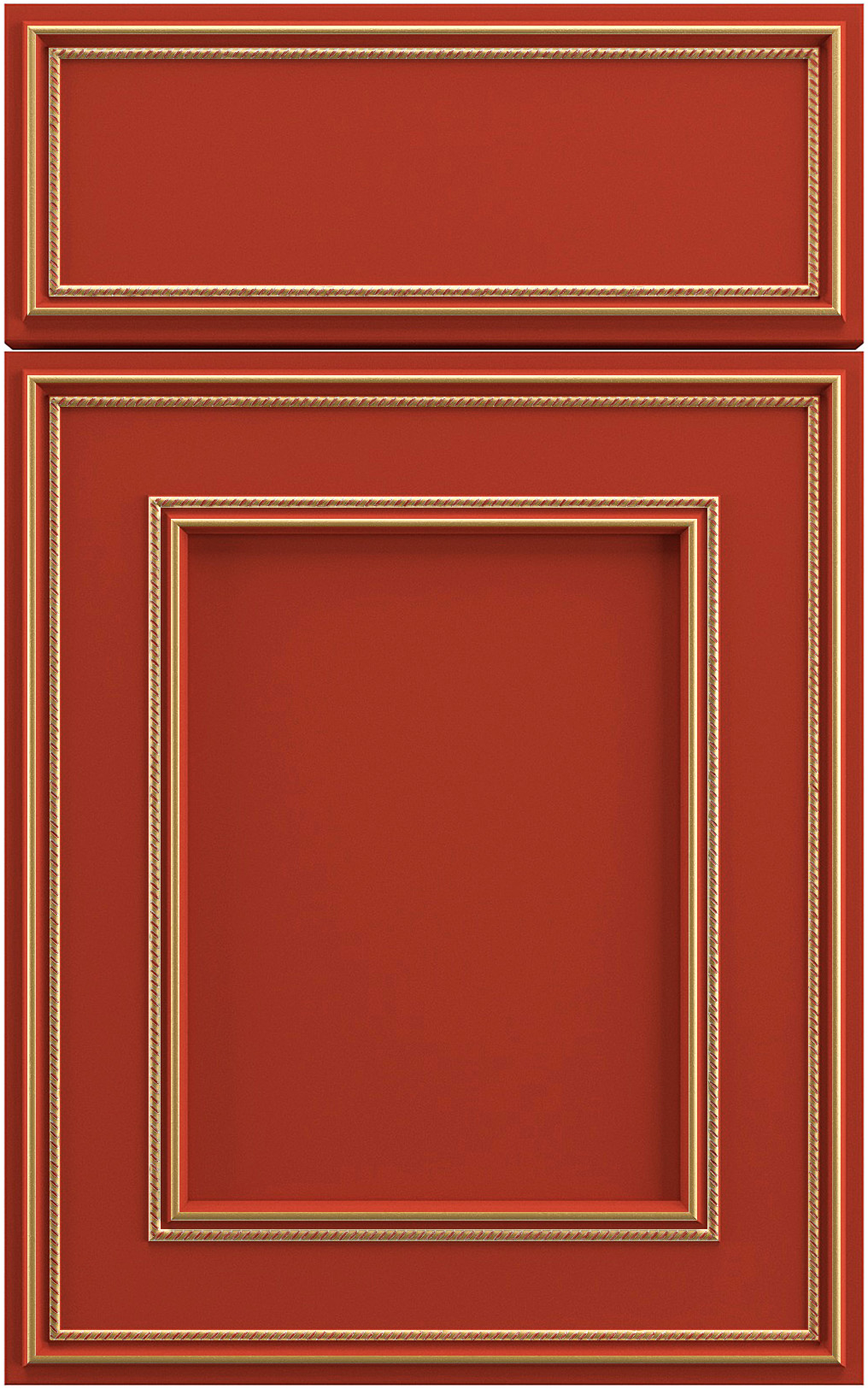 Фасады для кухни Патина Фрезеровка «Брэдфорд» 502 Берлинский красный SIDAK SIST3442-7775