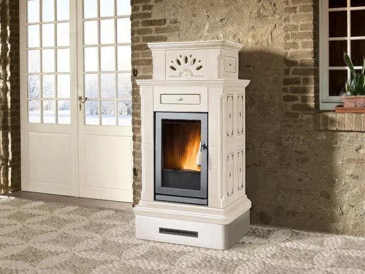 Печь на гранулах из фаянса Piazzetta ARCH-00145971