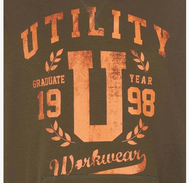 DIADORA UTILITY Толстовка рабочая Sweatshirt hood graphic sun-id-1384549 - Вид №1