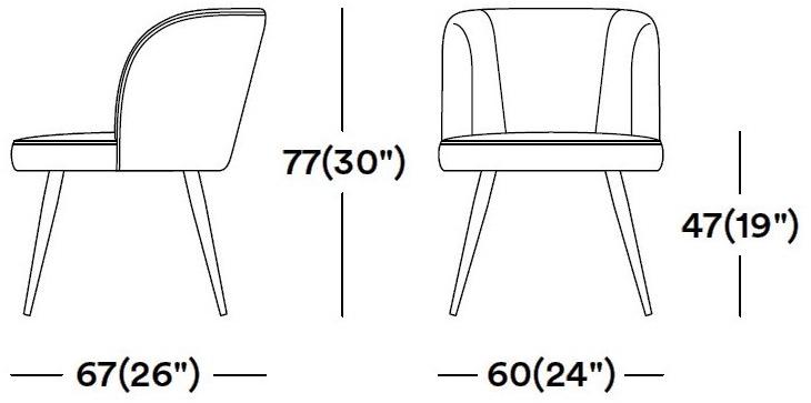 Tirolo Кресло из ткани Candy 061 po, 061 pol - Вид №9