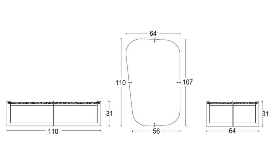 Мраморный журнальный столик Quinti Sedute CRUZ ARCH-00057308 - Вид №3