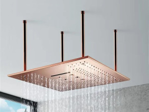 Светодиодная потолочная душевая головка из нержавеющей стали