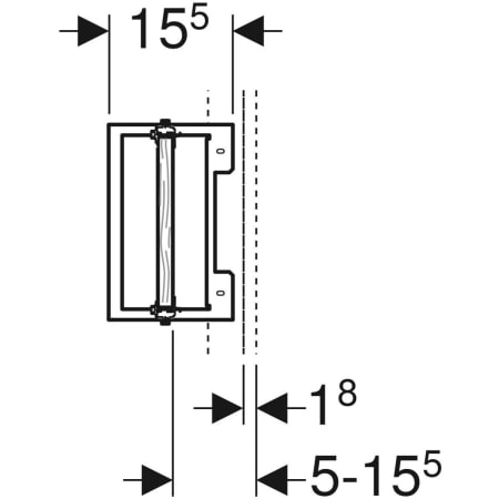 111.788.00.1 Опорная площадка Geberit Duofix универсальная, для скрытого монтажа Geberit  - Вид №3