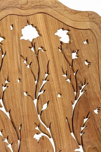 ASTELLO Садовый стул из тикового дерева с высокой спинкой Chèvrefeuille sun-id-1493858 - Вид №3