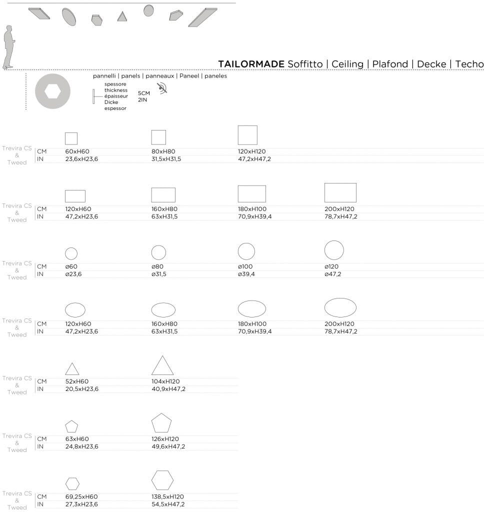 Акустическая панель из полиэфирного волокна Slalom TAILOR MADE ARCH-00064889