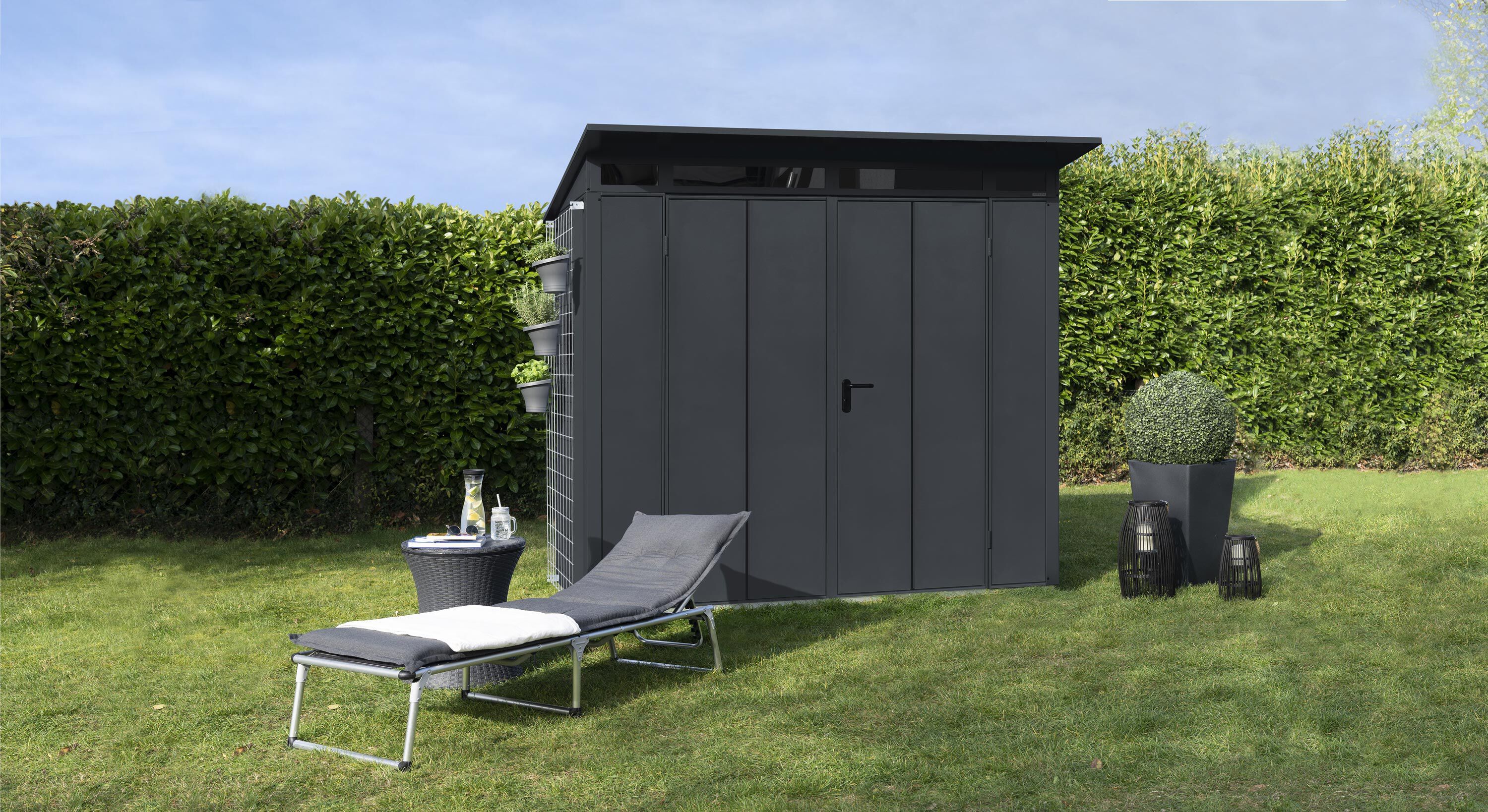 Садовый сарай из оцинкованного листового металла HÖRMANN ITALIA Берри ARCH-00024653 - Вид №1