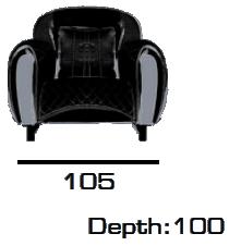 Tonino Lamborghini Casa Мягкое кожаное кресло с подлокотниками Imola sun-id-1423243 - Вид №3