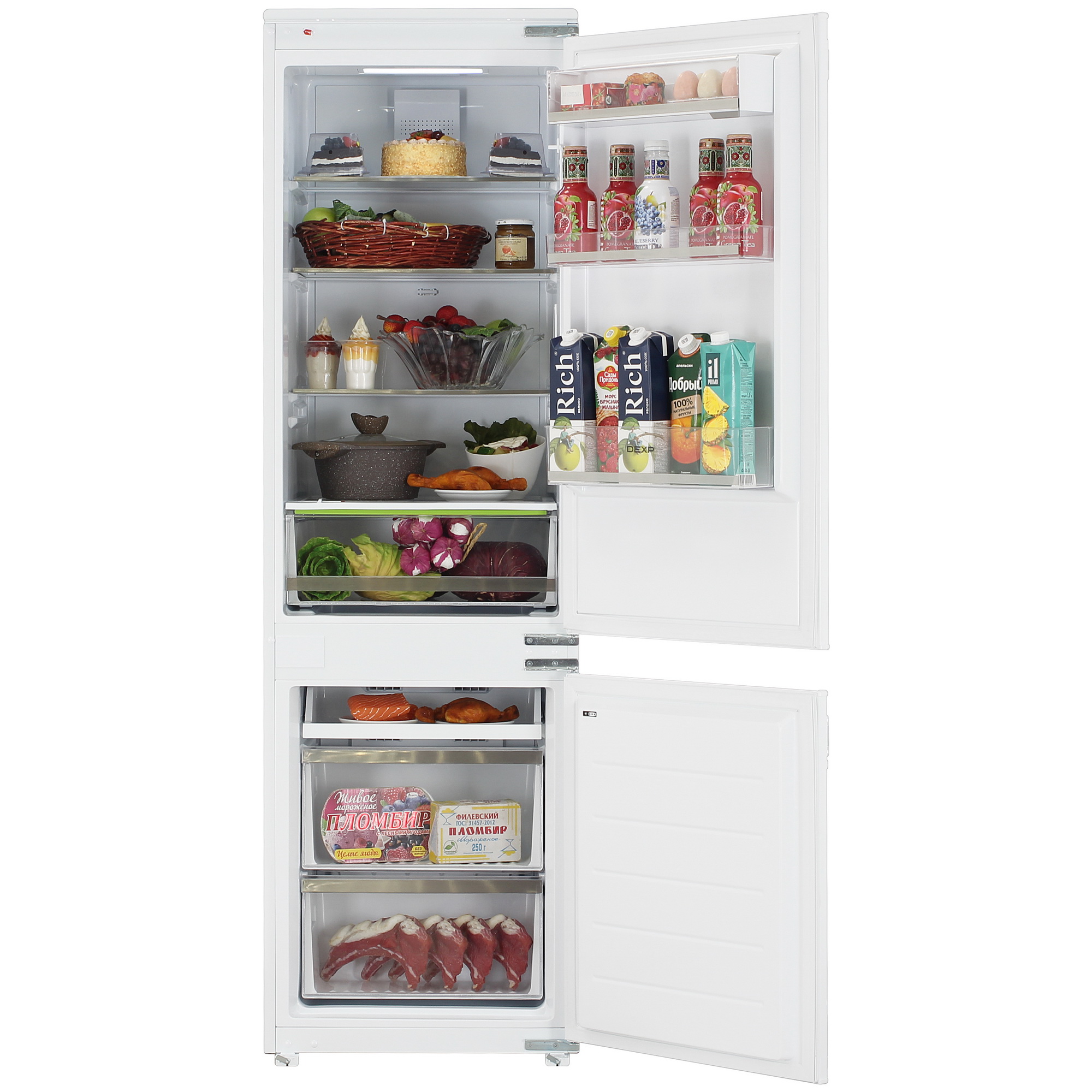 9250568 Встраиваемый холодильник DEXP BIB420AMA STDN-0116152 - Вид №6