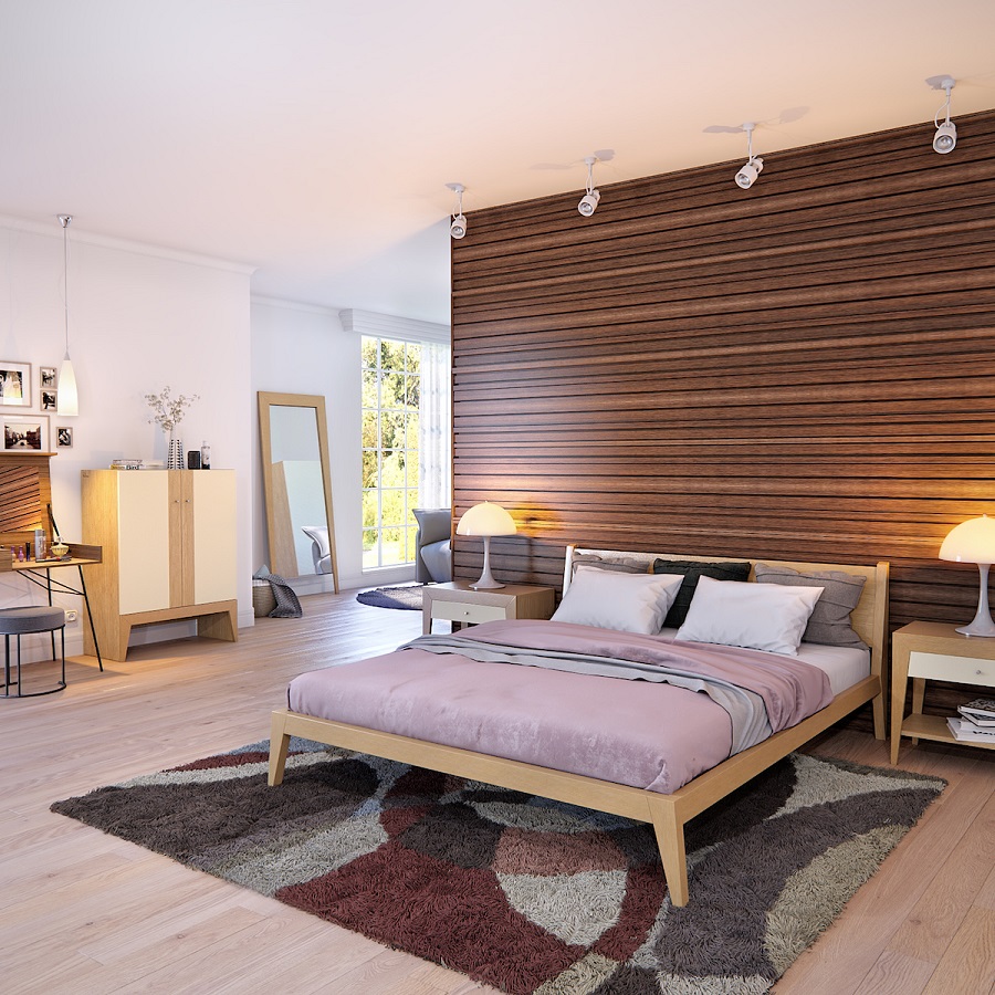 Кровать Fly, дуб, 140 см BraginDesign BR0166S - Вид №1