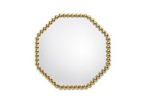 Латунное восьмиугольное зеркало с рамкой