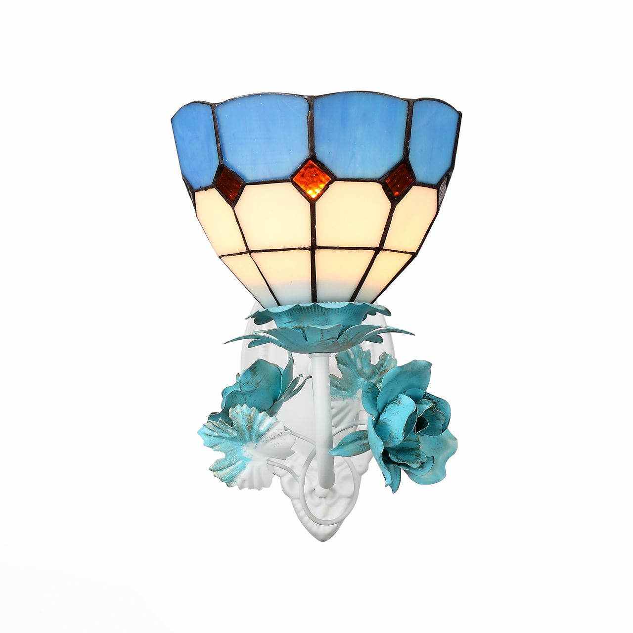 Бра ST Luce Lavoro SL372.951.01 ST LUCE ВИТРАЖ, ФЛОРИСТИКА 109799 Голубой;прозрачный  - Вид №2