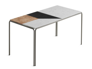 Прямоугольный мраморный журнальный столик