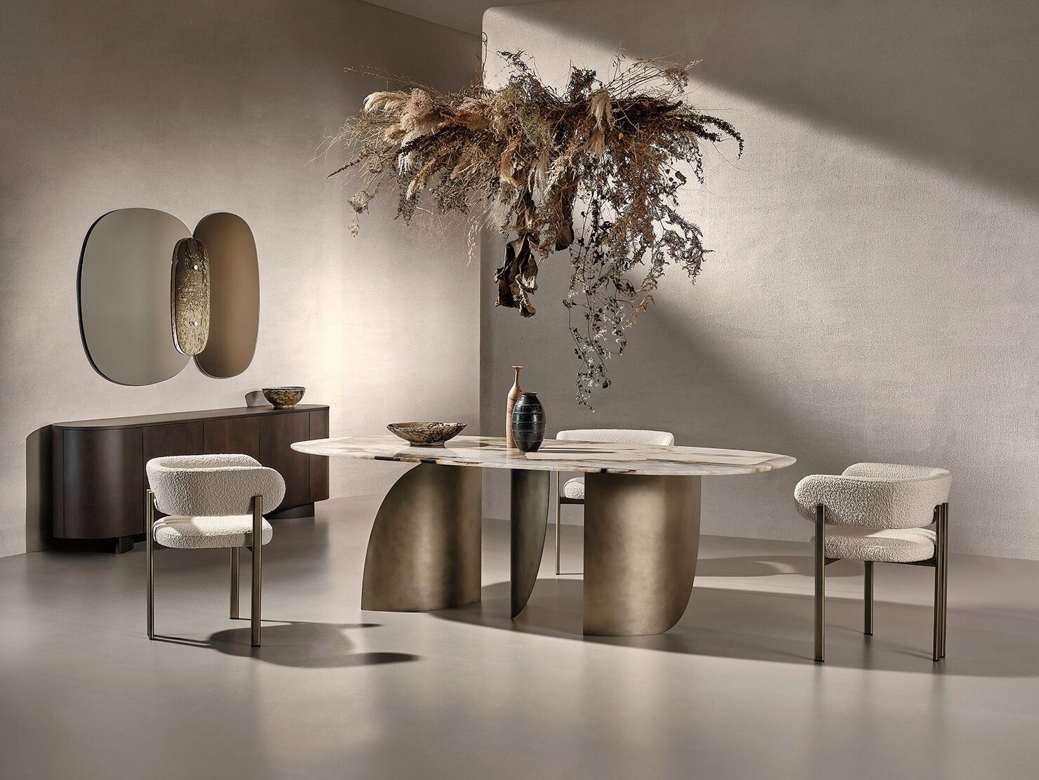 Овальный мраморный обеденный стол Naturedesign Главная ARCH-00113544 - Вид №5