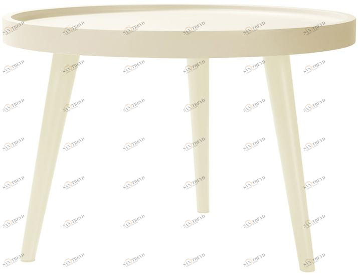 29513 Стол журнальный Luna D60 Жемчуг R-HOME 40031161h_Жемчуг