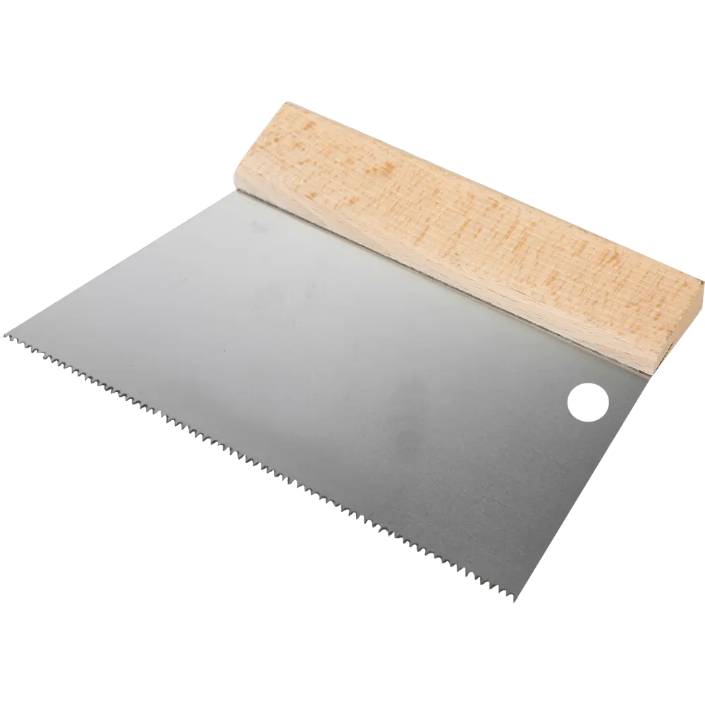 Шпатель зубчатый DOMINUS 180 мм для клеевых составов 81952424 STLM-0014864