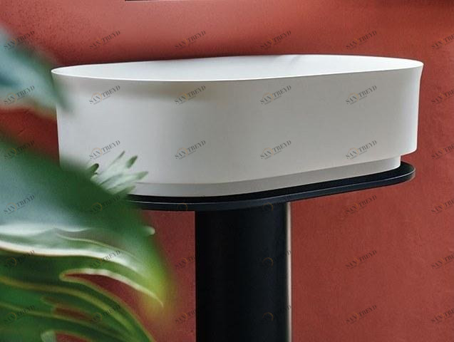 Agape Lavabo отдельно стоящий из cristalplant® Immersion sun-id-1471286