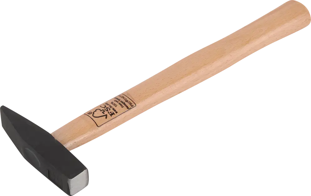 84409884 Молоток слесарный Vertextools 10-60-300 деревянная рукоятка 300 г STLM-0049623