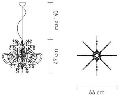 Slamp Подвесной светильник из стали Steelflex® Lillibet sun-id-1511794 - Вид №2