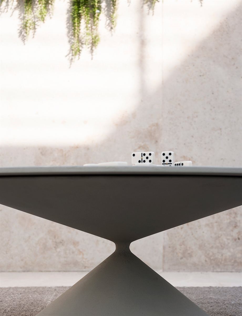 Круглый журнальный столик из полиуретана Desalto глина ARCH-00101622 - Вид №13