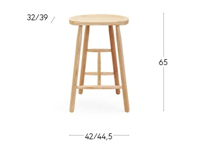 Высокий стул из ясеня Billiani Puccio ARCH-00132713 - Вид №6