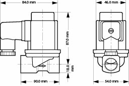 Danfoss EV251B — двухходовые электромагнитные клапаны с принудительным подъемом EV251B Клапан электромагнитный 032U538002  - Вид №23