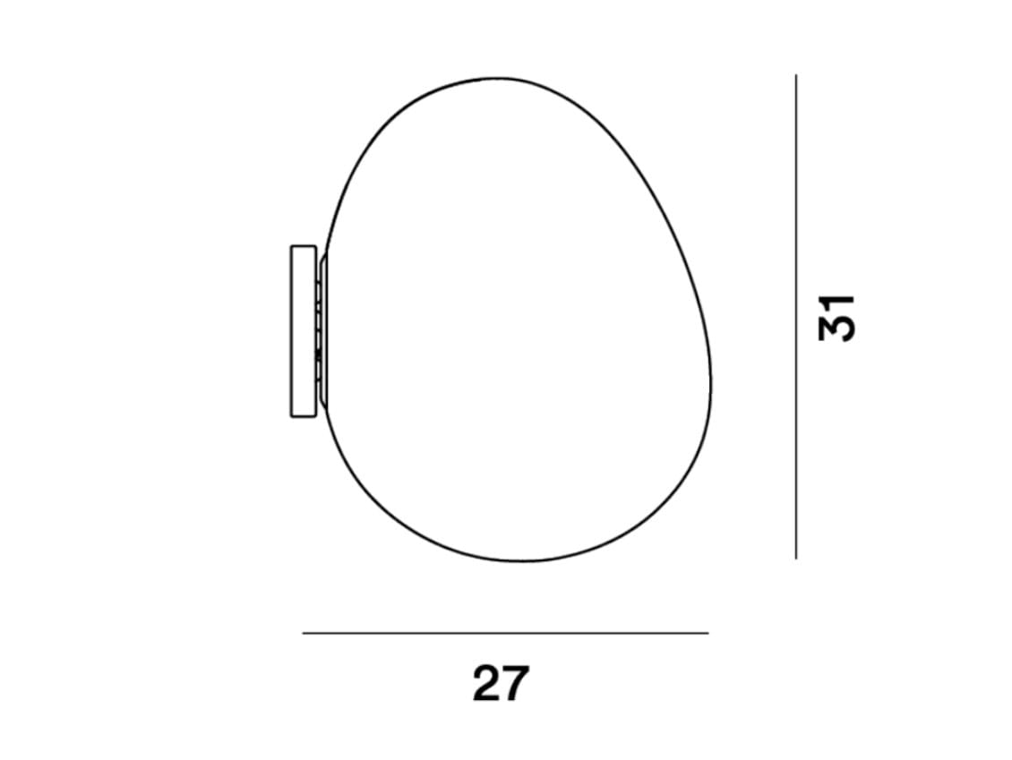 Настенный светильник из дутого стекла Foscarini Gregg ARCH-00031057 - Вид №6