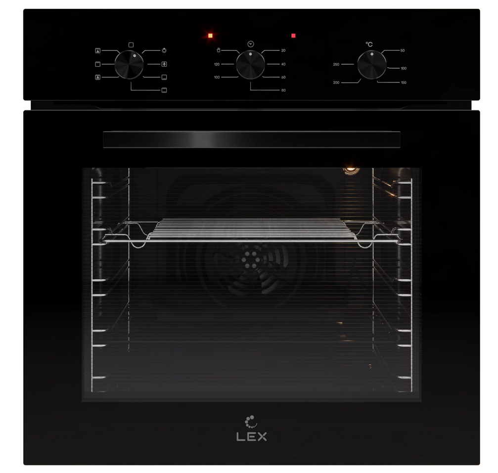 9102971 Электрический духовой шкаф LEX EDM 073 BBL черный STDN-0038549