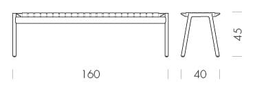 Скамейка из дуба и ткани Gazzda KLUPA ARCH-00107509 - Вид №33