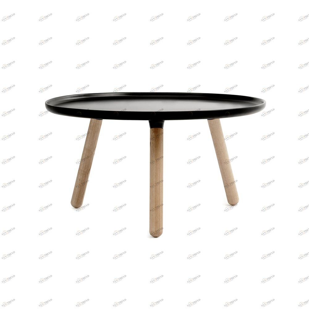 Стол Tablo большой 42 x D78 cm, черный Normann Copenhagen 602115