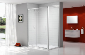 Дверь душевая для установки с боковой панелью A0304B0 Merlyn Ionic Хромированный