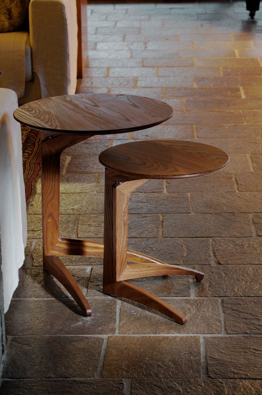 KARN Складной сервисный столик из массива дерева Karn design Ktpt63 / rovere - Вид №3